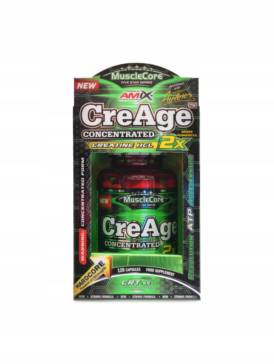 Amix CreAge Creatine HCL 2 x 120 kapslí DUOPACK Packaging status original