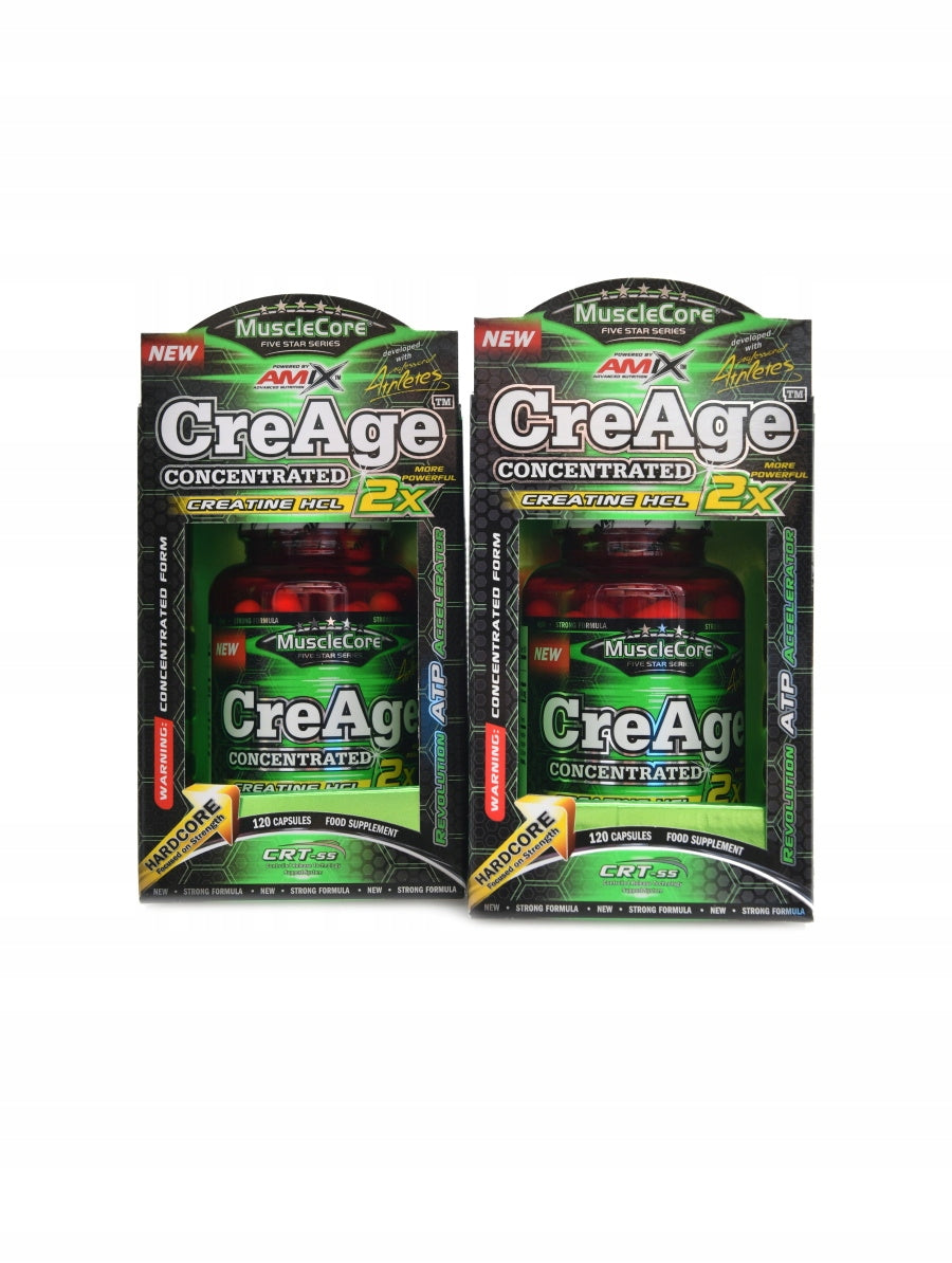Amix CreAge Creatine HCL 2 x 120 kapslí DUOPACK