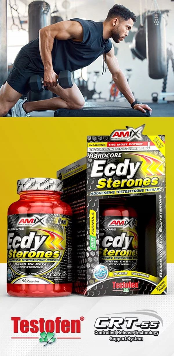 Amix Ecdy Sterones - Booster libido, testosterone - Ecdysterones Expiration date at least 1 year from the date of purchase