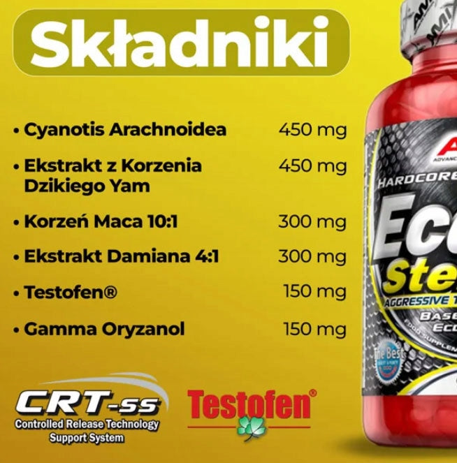 Amix Ecdy Sterones - Booster libido, testosterone - Ecdysterones Packaging status original