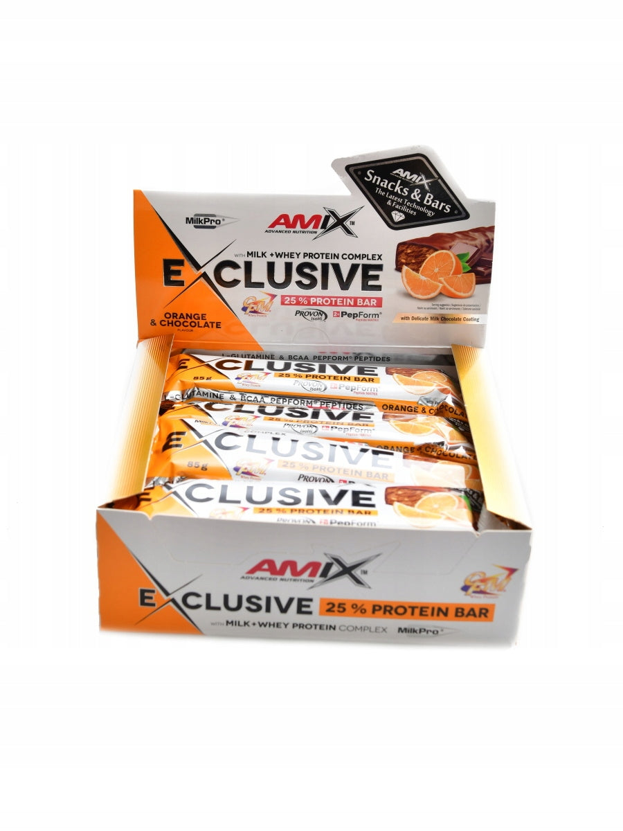 Amix Exclusive bar 12 x 85 g double chocolate Packaging status original