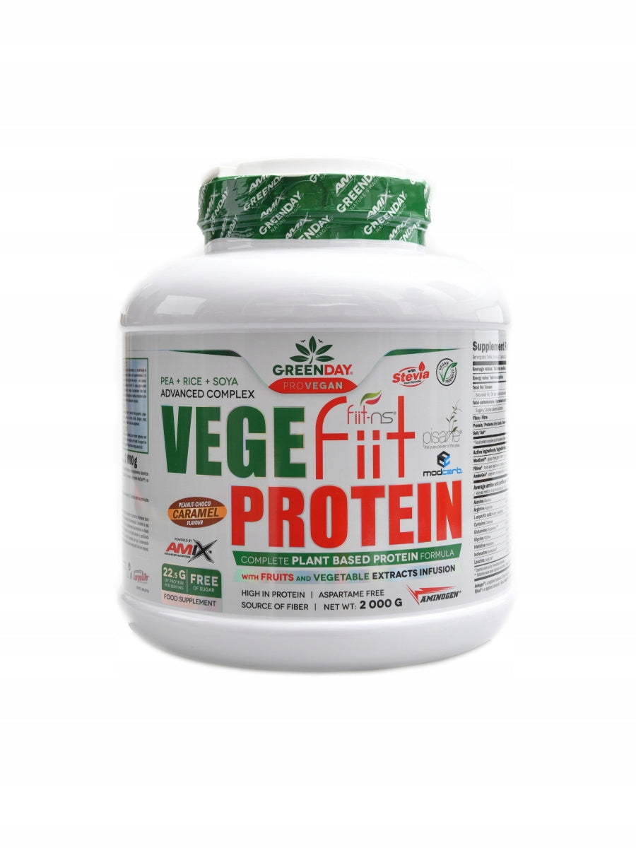 Amix Greenday Vege-Fiit protein 2000 g mango Packaging status original
