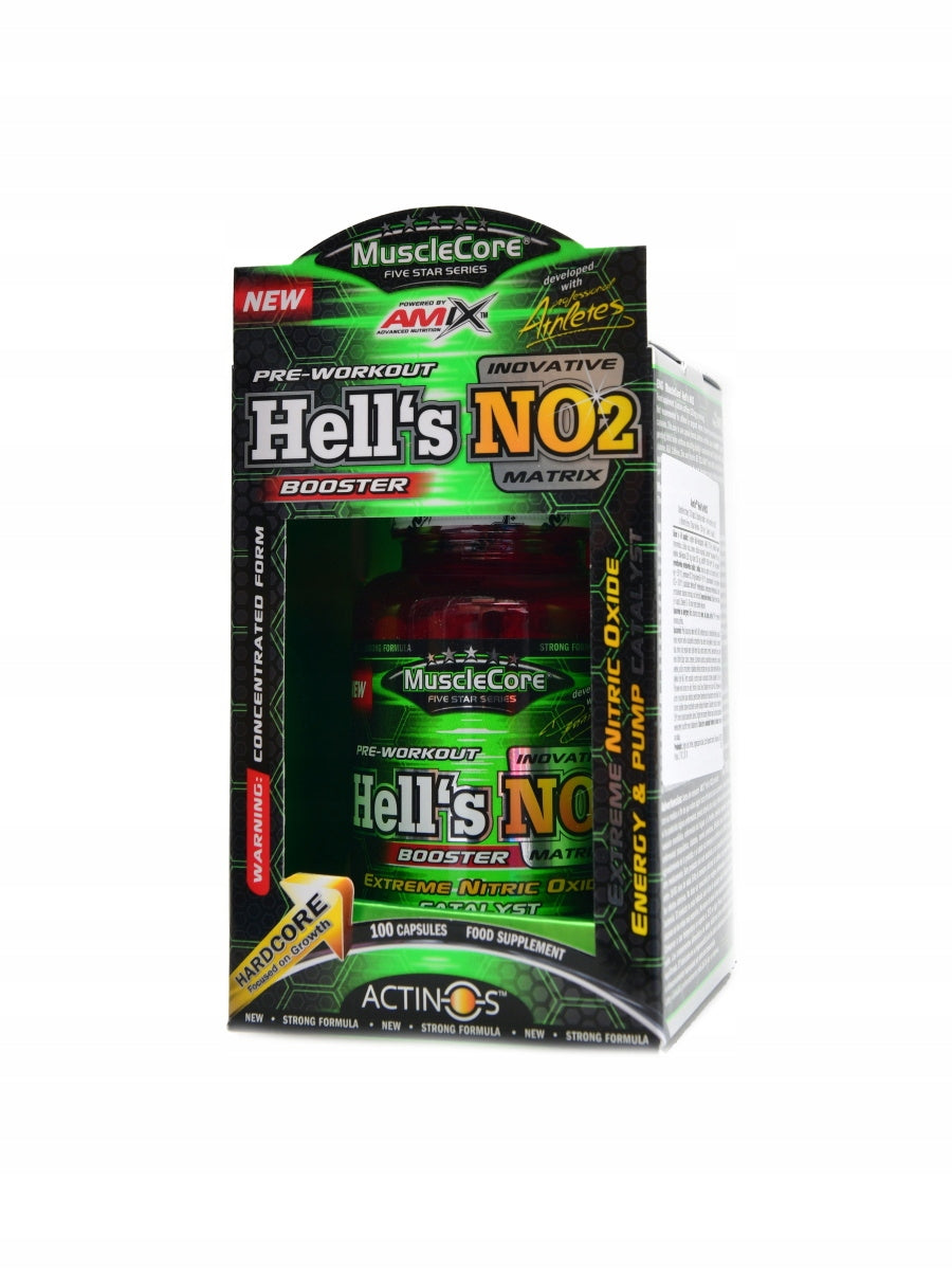 Amix Hells NO2 100 kapslí pre workout