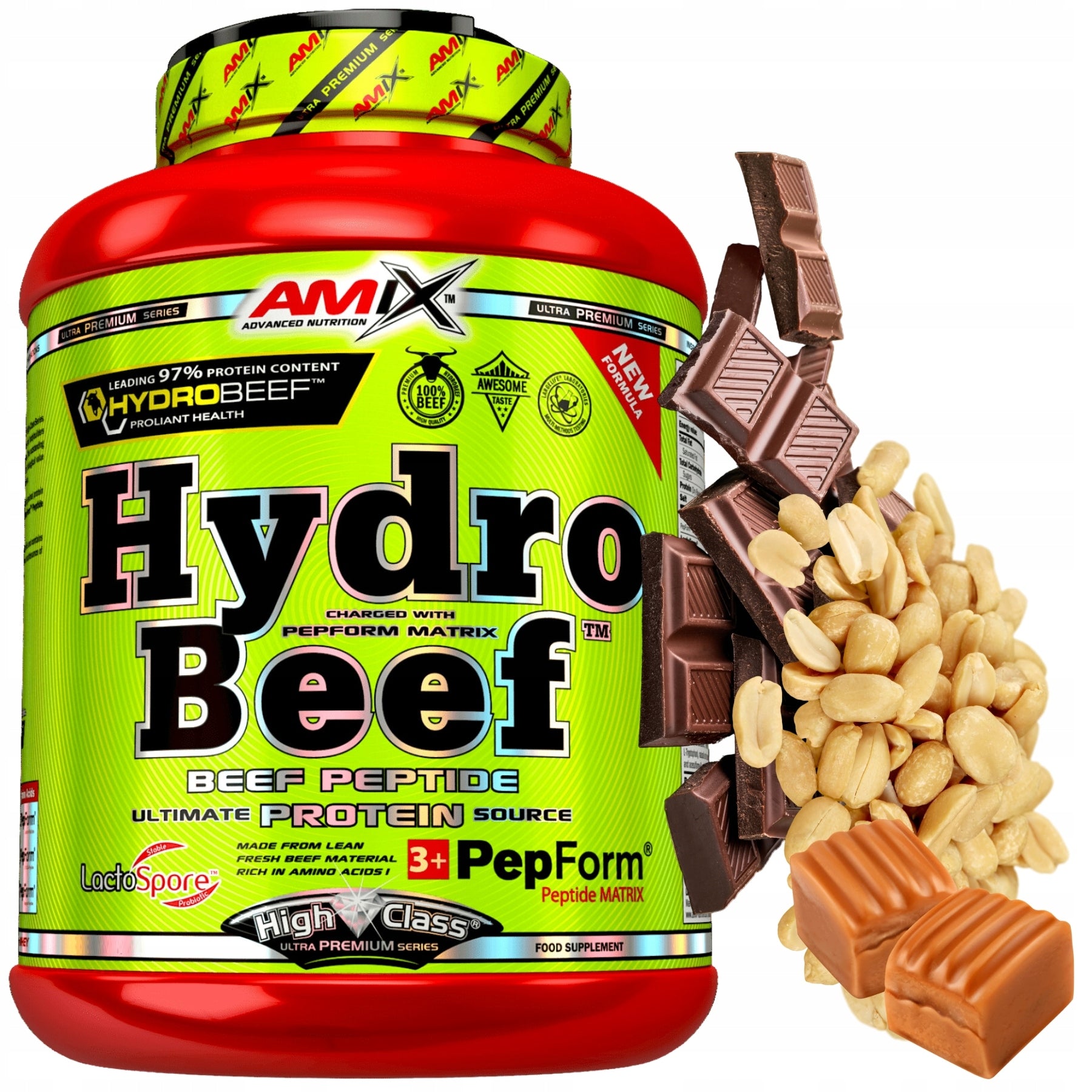 Amix Hydro Beef Protein 1000g Beef Protein Collagen Keto Expiration date at least six months from the date of purchase