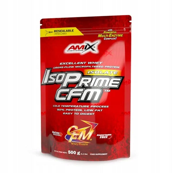 Amix IsoPrime Isolate CFM 500 g Vanilla ISOLATE PROTEIN CONDITIONER DigeZyme EAA