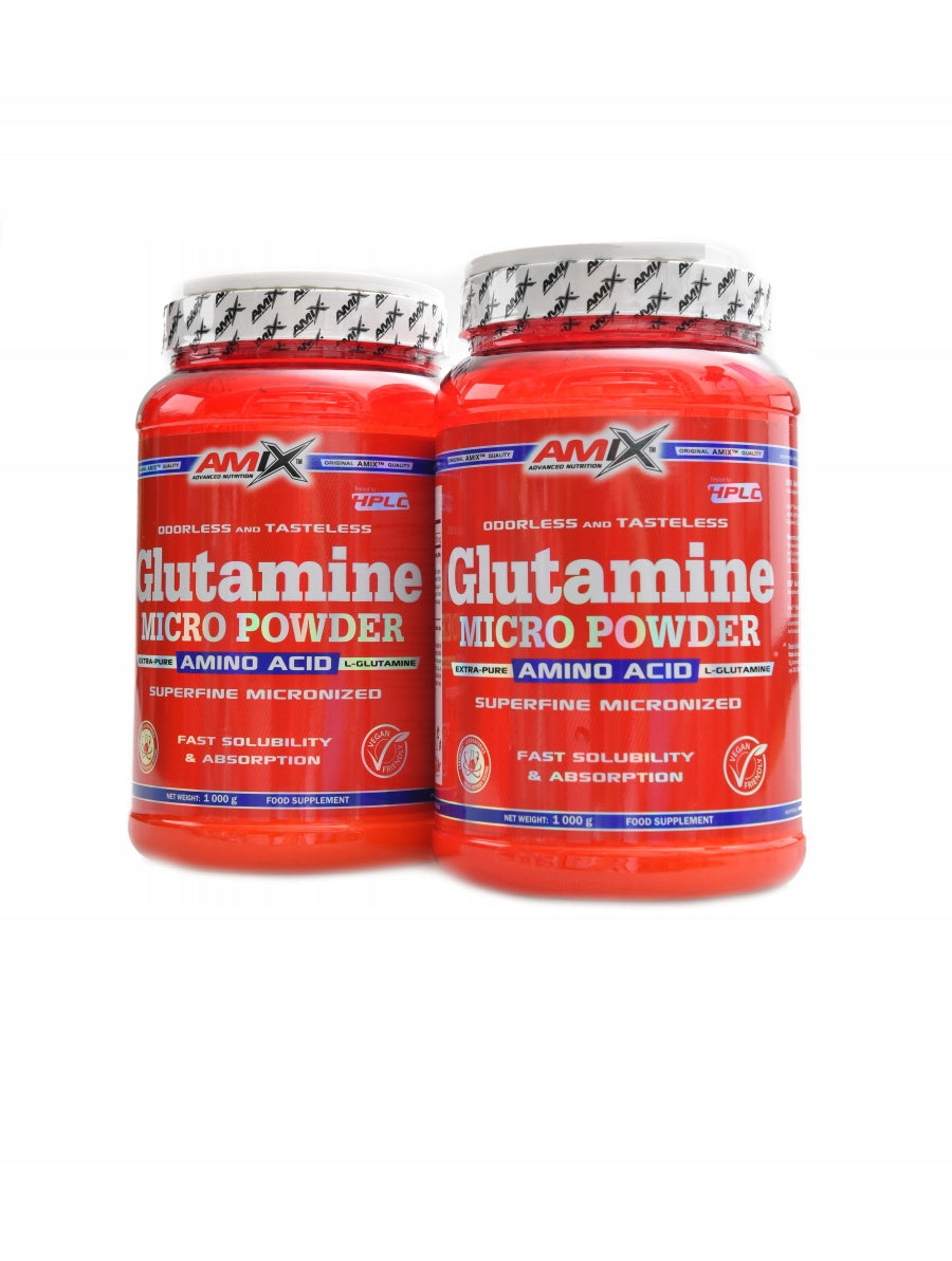 Amix L-Glutamine 2 x 1000 g powder DUOPACK