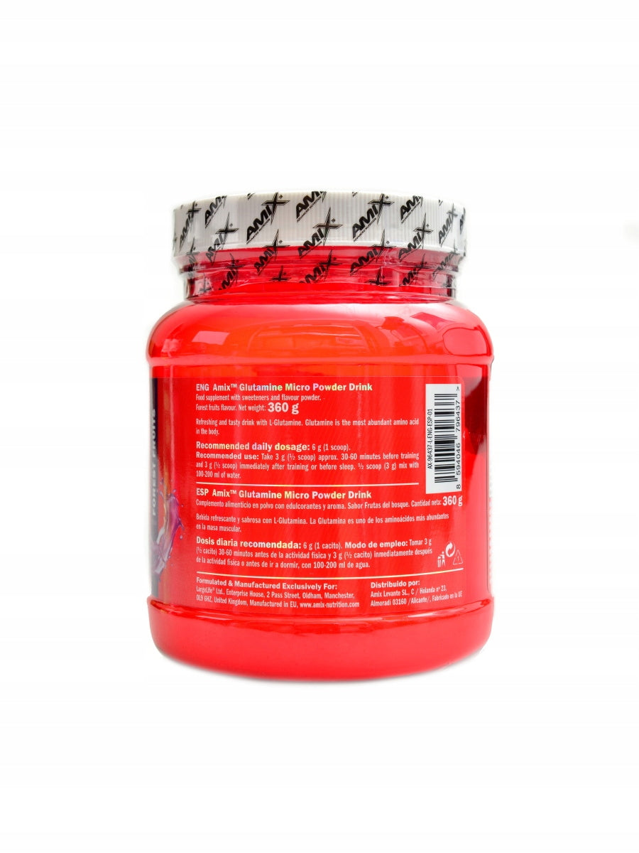 Amix L-Glutamine powder drink 360 g kiwi meloun Expiration date at least six months from the date of purchase