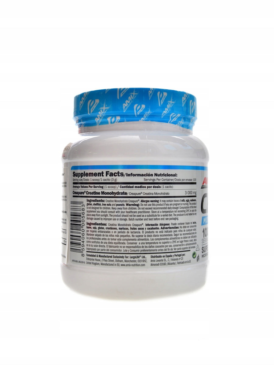 Amix Performance Creatine Monohydrate CreaPure 300 g Expiration date at least six months from the date of purchase