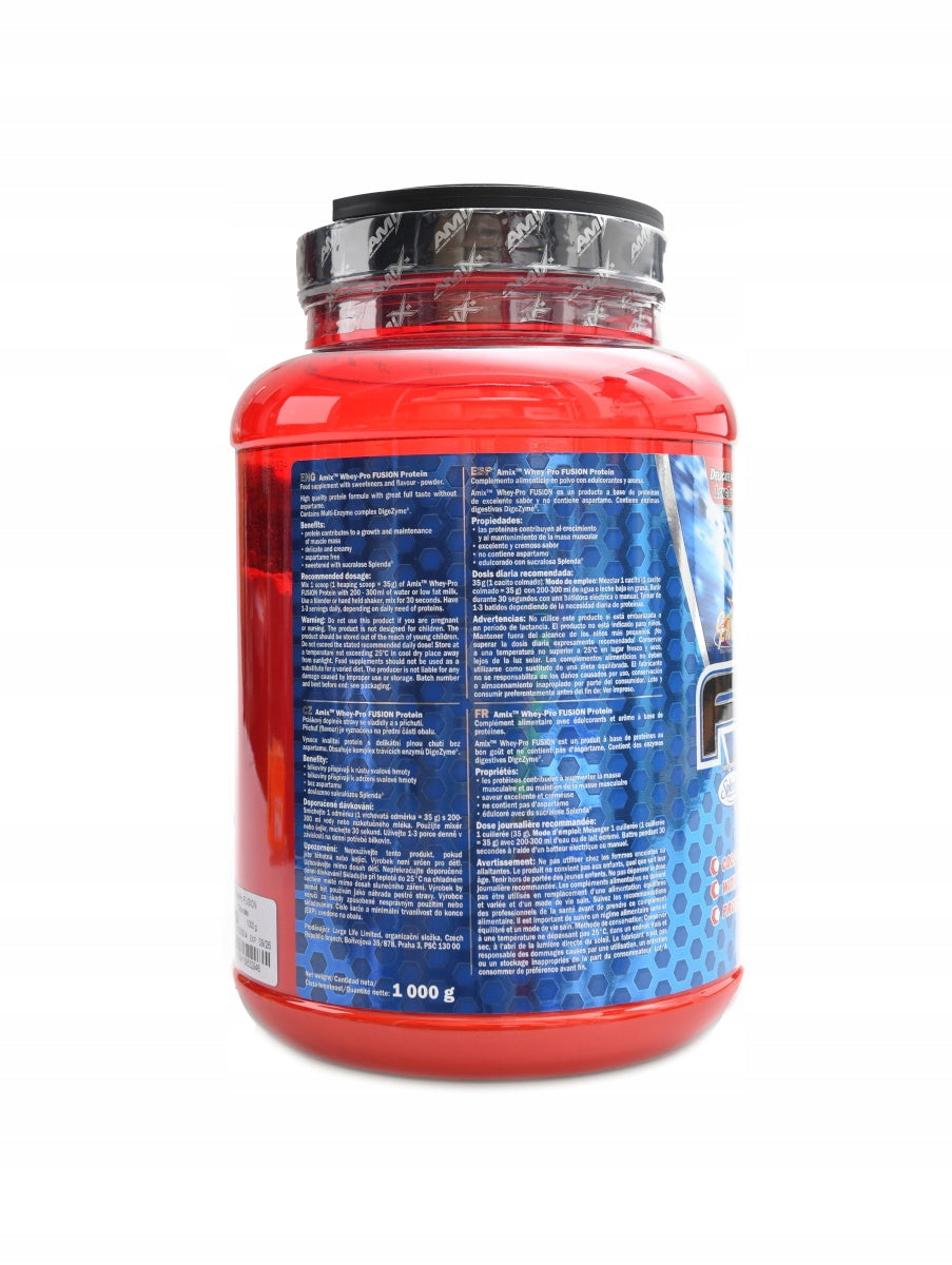 Amix WheyPro Fusion protein 1000 g pistácie Packaging status original