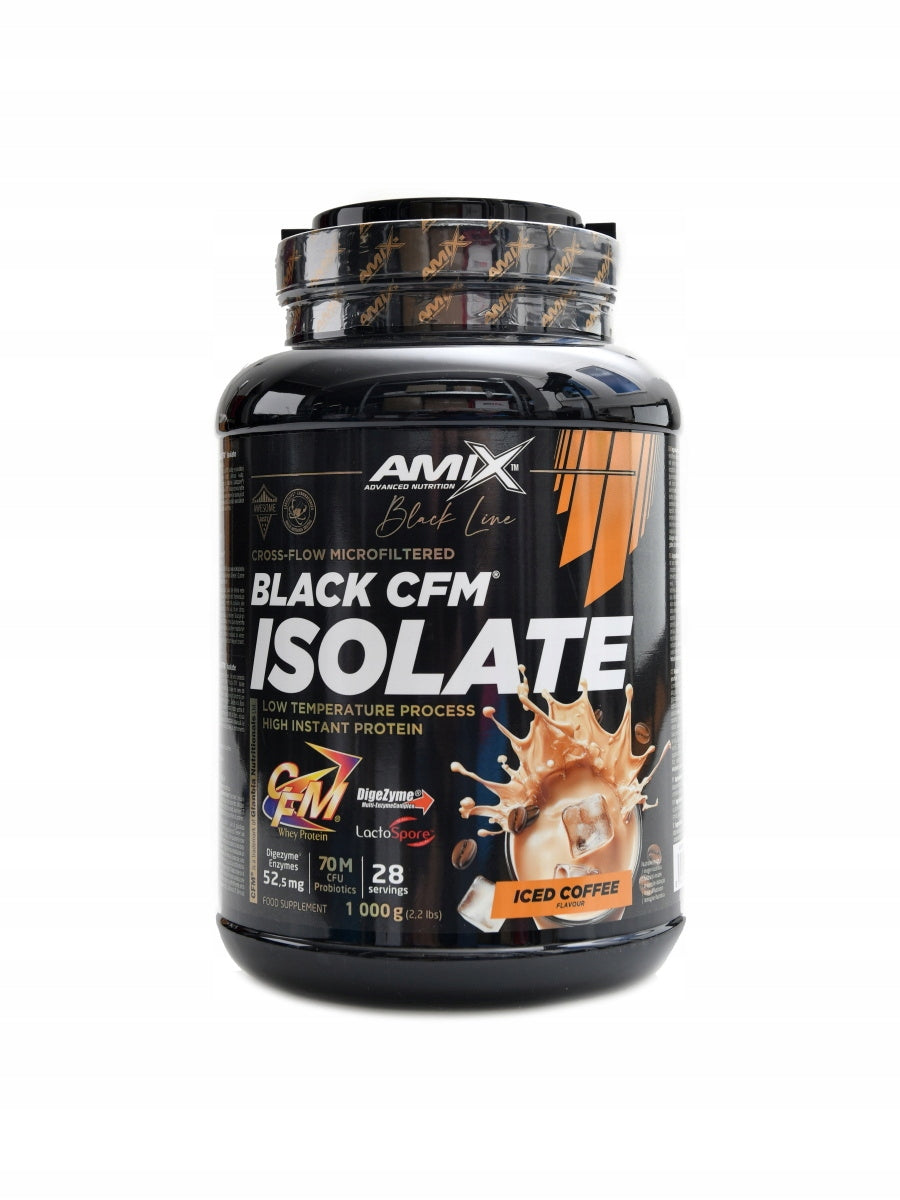 Amix nutrition Black line Black CFM isolate 1000 g iced coffee