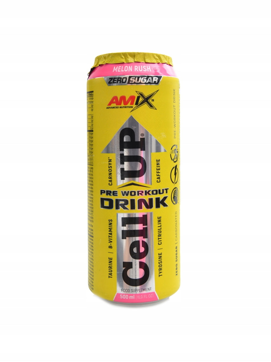 AmixPro Can CellUp preworkout functional drink 500 ml melon rush