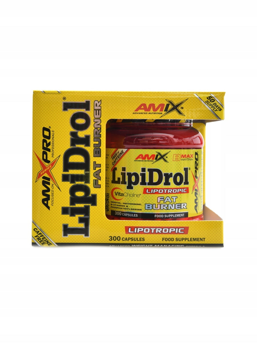 AmixPro Lipidrol fat burner plus 2 x 300 kapslí DUOPACK Expiration date at least six months from the date of purchase