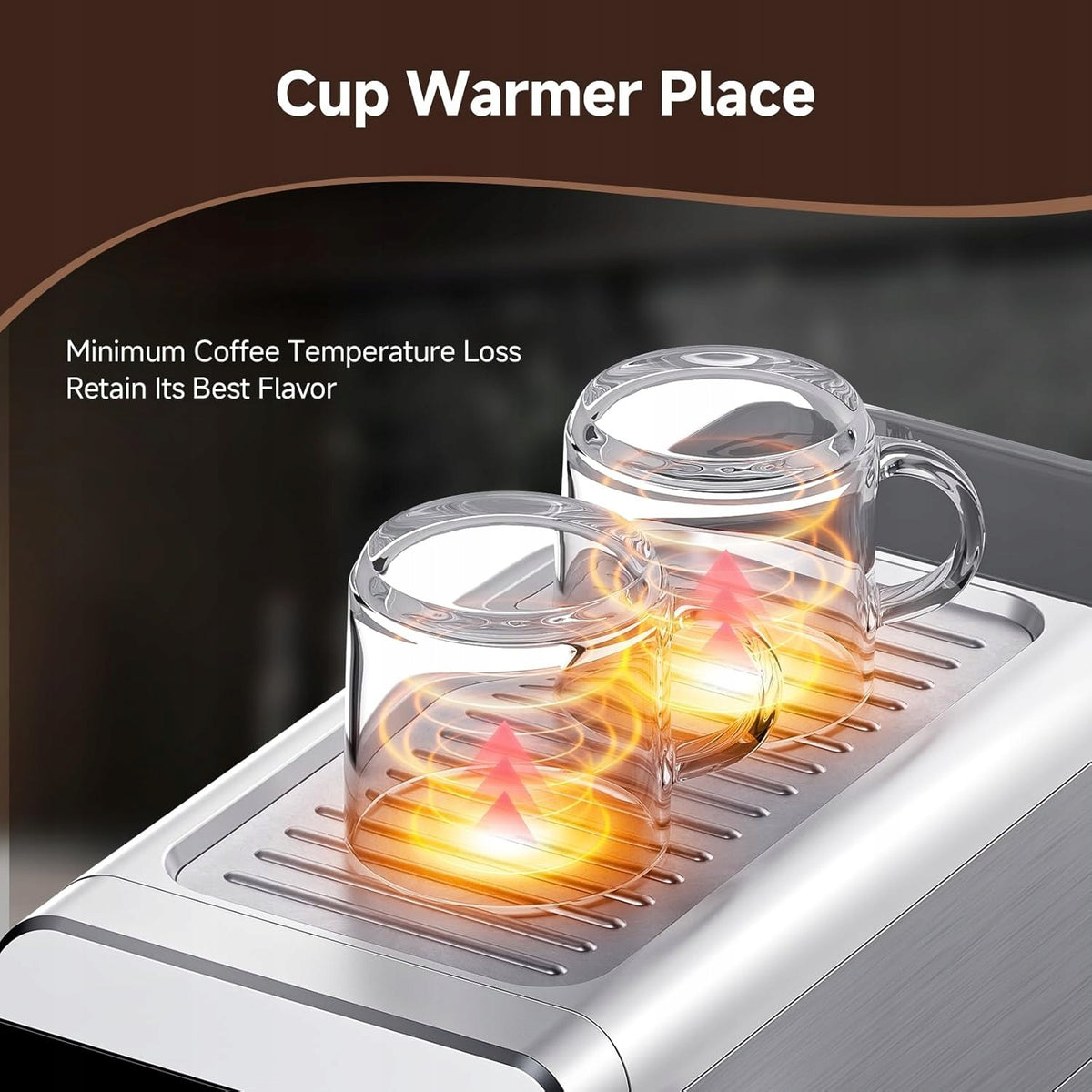 Amzchef Coffee Maker 20 Bar Espresso Latte And Cappuccino 1,2L Brand no brand