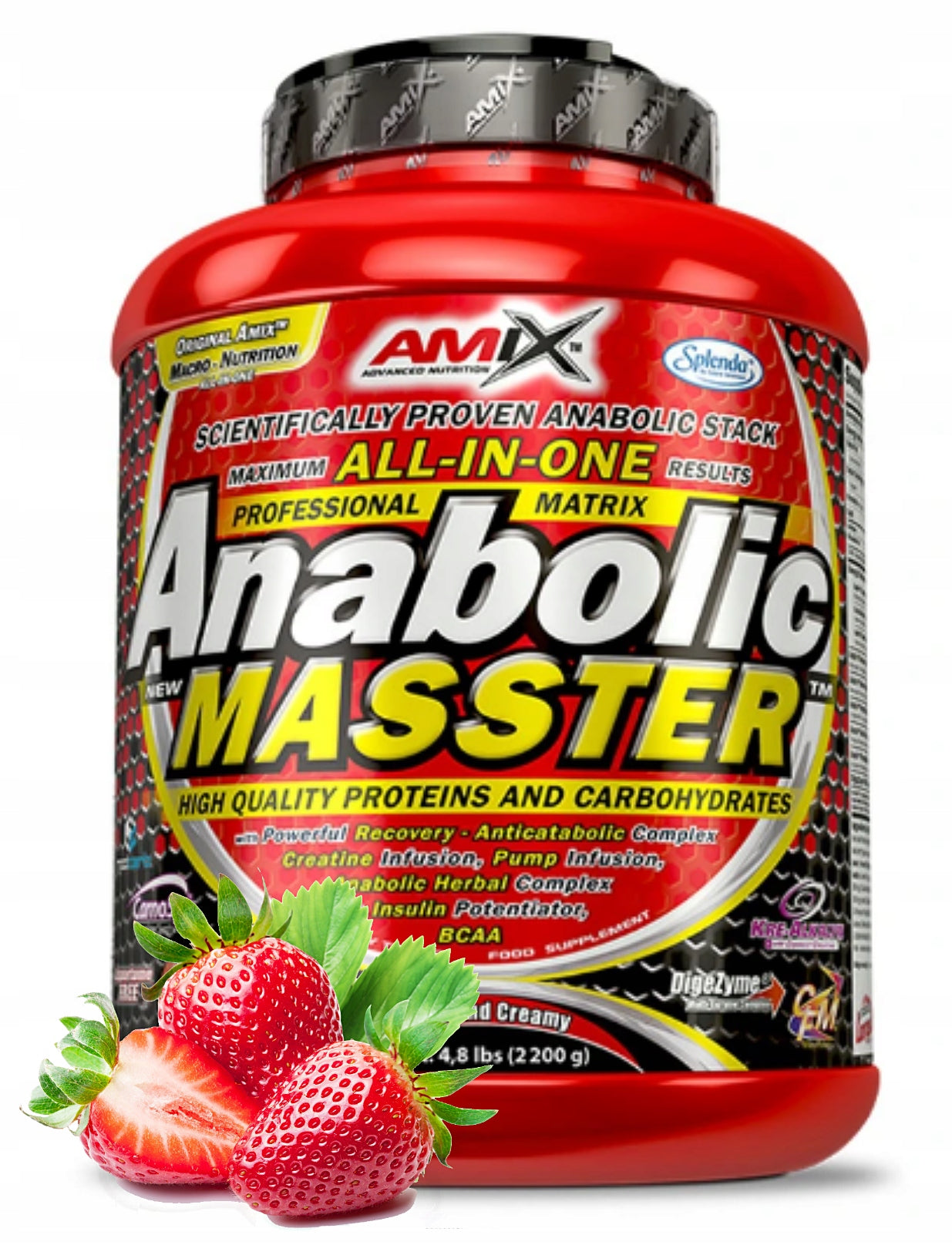 Anabolic Masster 2200g strawberry Packaging status original