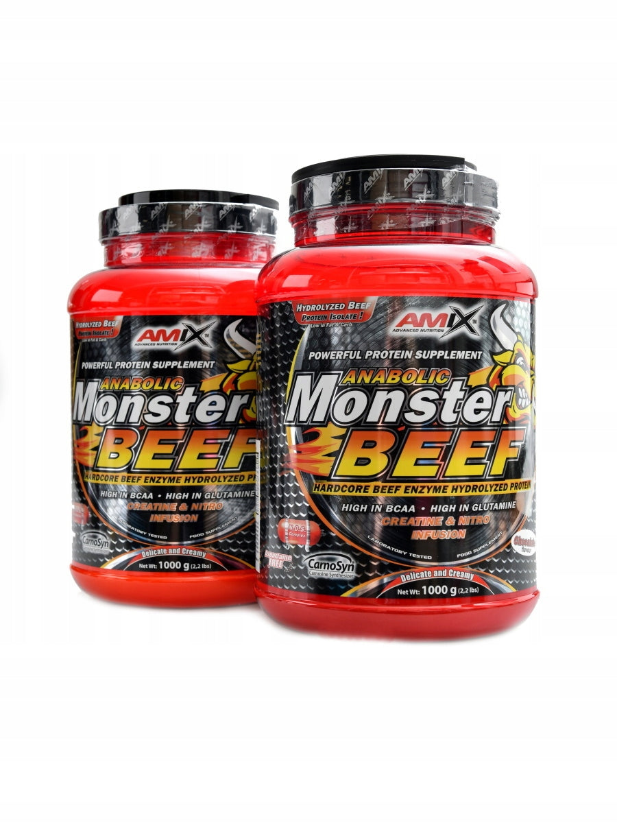 Anabolic Monster beef protein 90% 2 x 1000g různé chutě