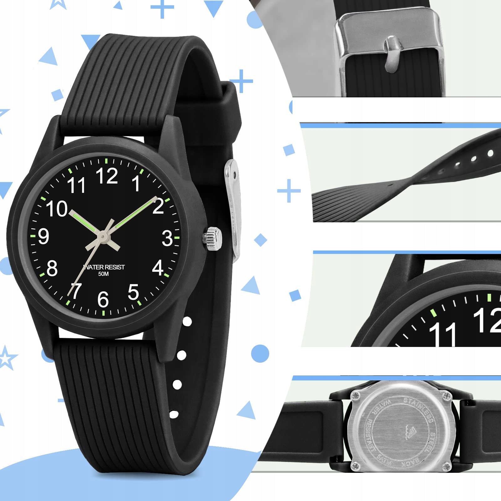 Analog Watch for Children in 4+ Years Waterproof Manufacturer code HiniuLtd-YH-SKU33011