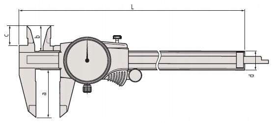 Analog caliper Mitutoyo 150/0,02 mm Manufacturer code 505-732