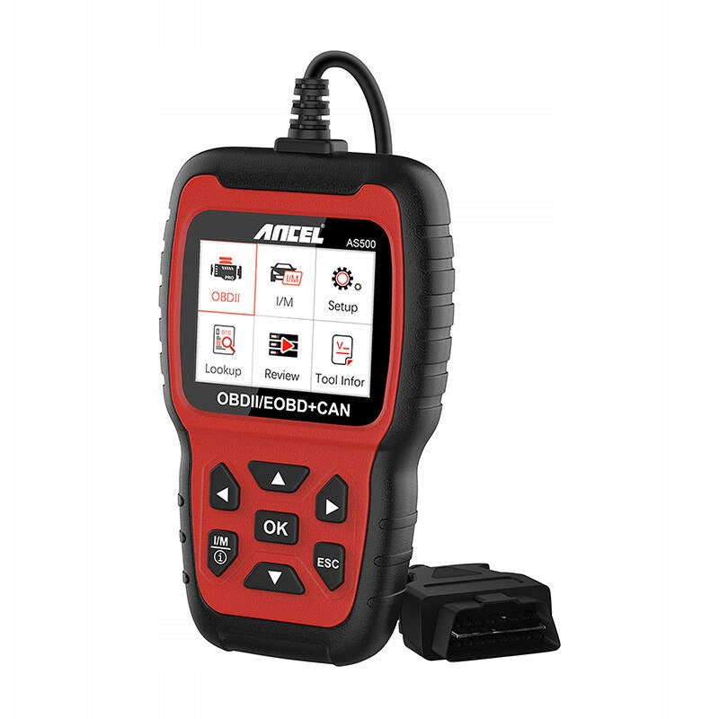 Ancel AS500 AC105 Car Scanner Diagnostic Tester OBD2 LCD Polish Manufacturer code 5906168439124