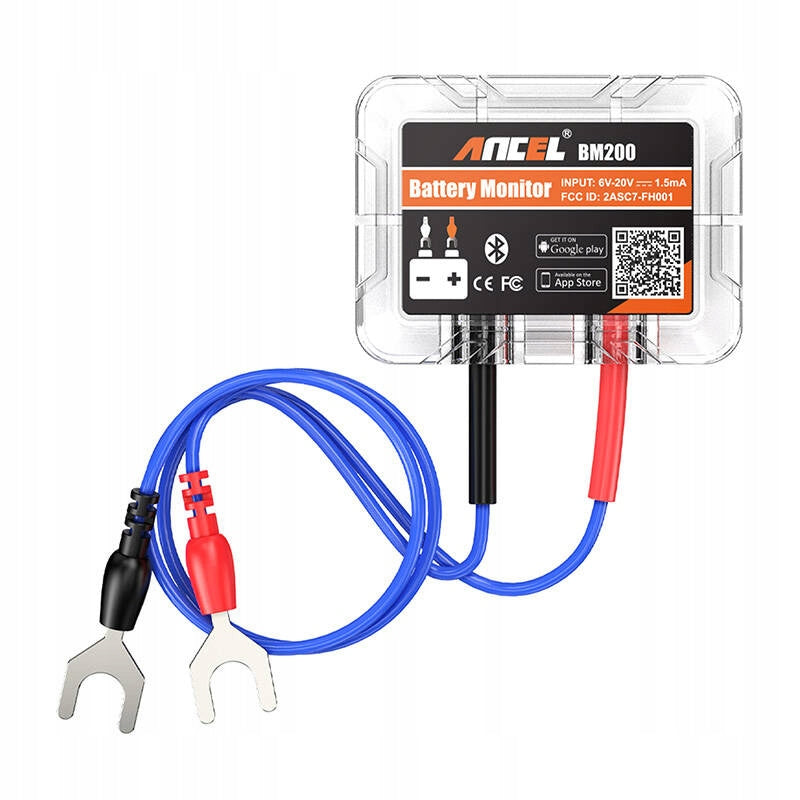 Ancel BM200 Wireless Battery Tester For Car Bluetooth 6-20V DC Manufacturer code BC20033-1
