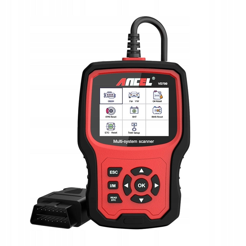 Ancel VD700 Car Diagnostic Scanner OBD2 8 Service Functions