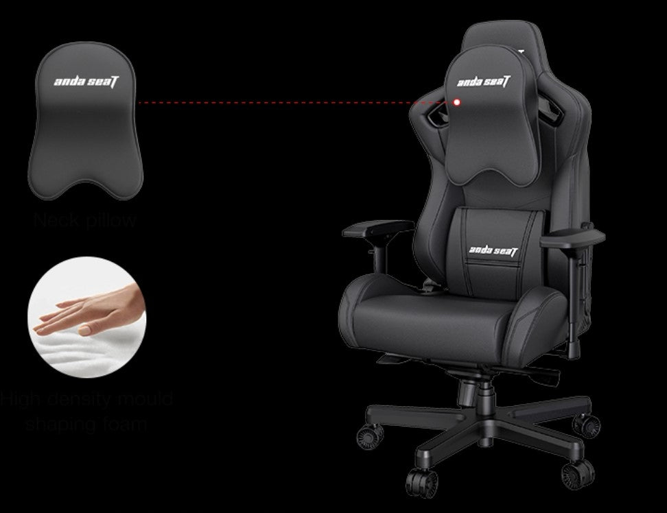 Anda Seat Head Cushion for Orthopedic Neck Gaming Chairs Manufacturer code AC-AD12XL-07-B-PV-NPXL