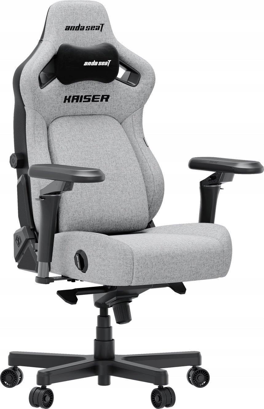Anda Seat Kaiser 4 V2 Size XL Gray Fabric Gaming Chair Packaging status original