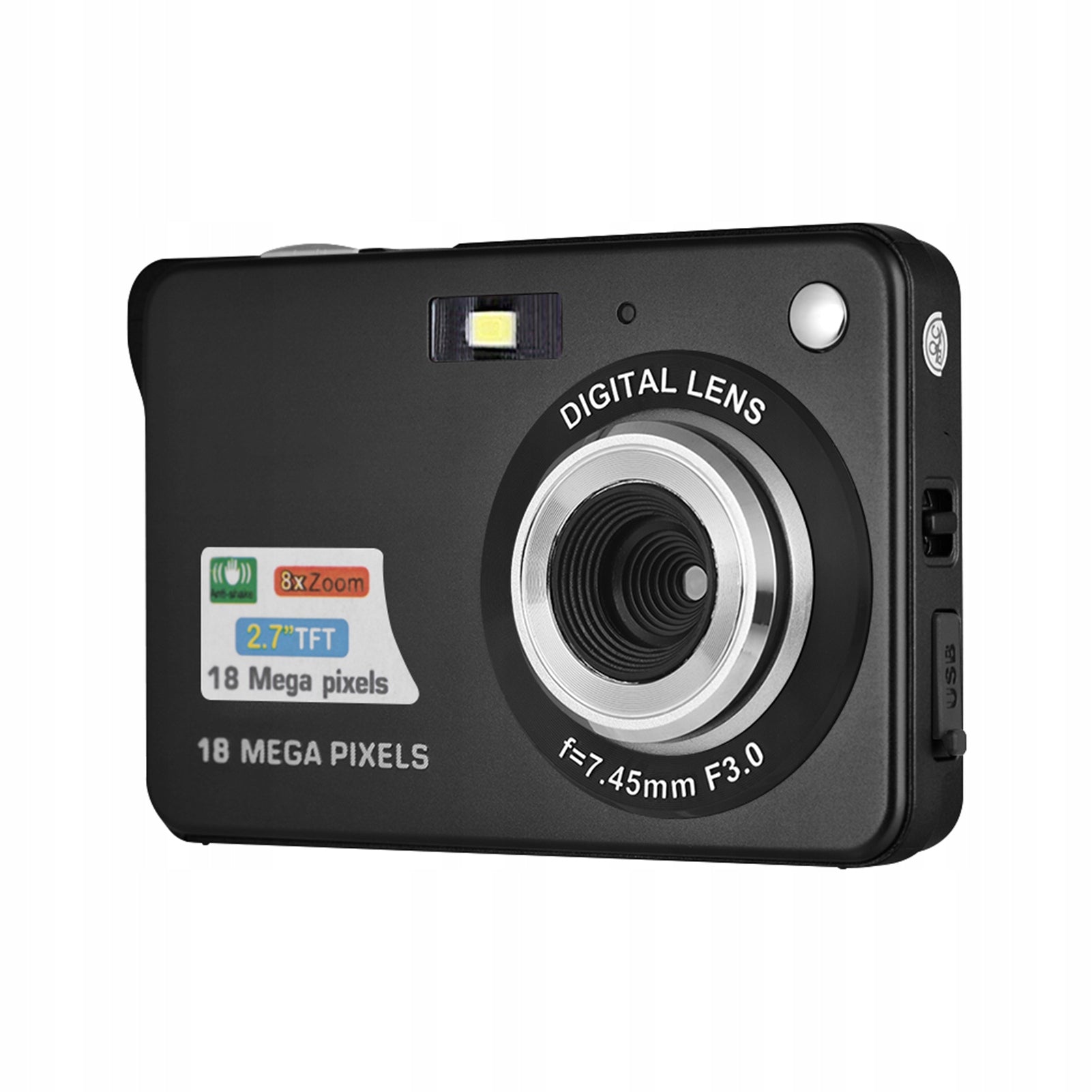 Andoer 18M 720p HD Digital Camera Video Camera With 2X 8x ZR Batteries Brand no brand