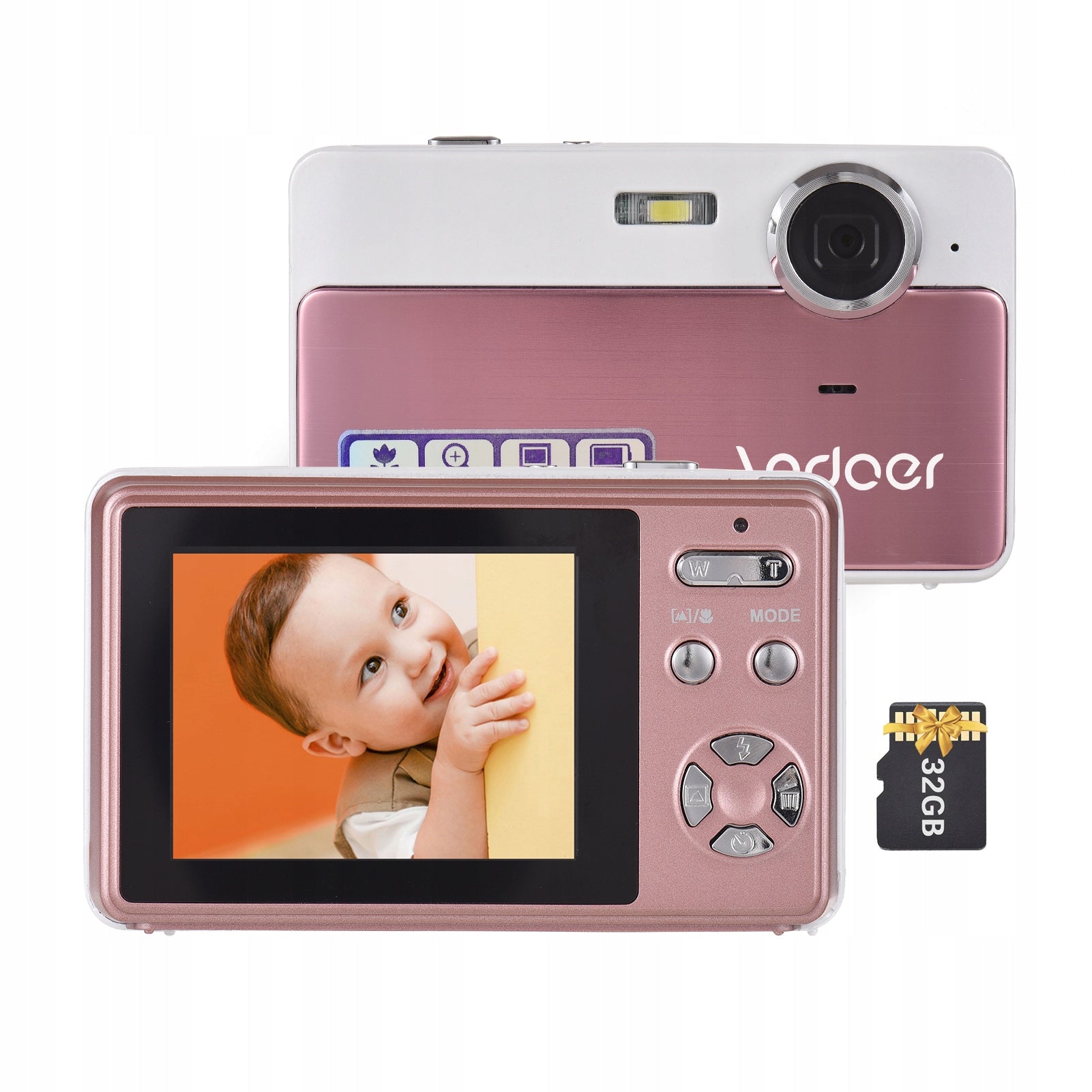 Andoer 4K 48MP Digital Camera 2,4 inch Screen