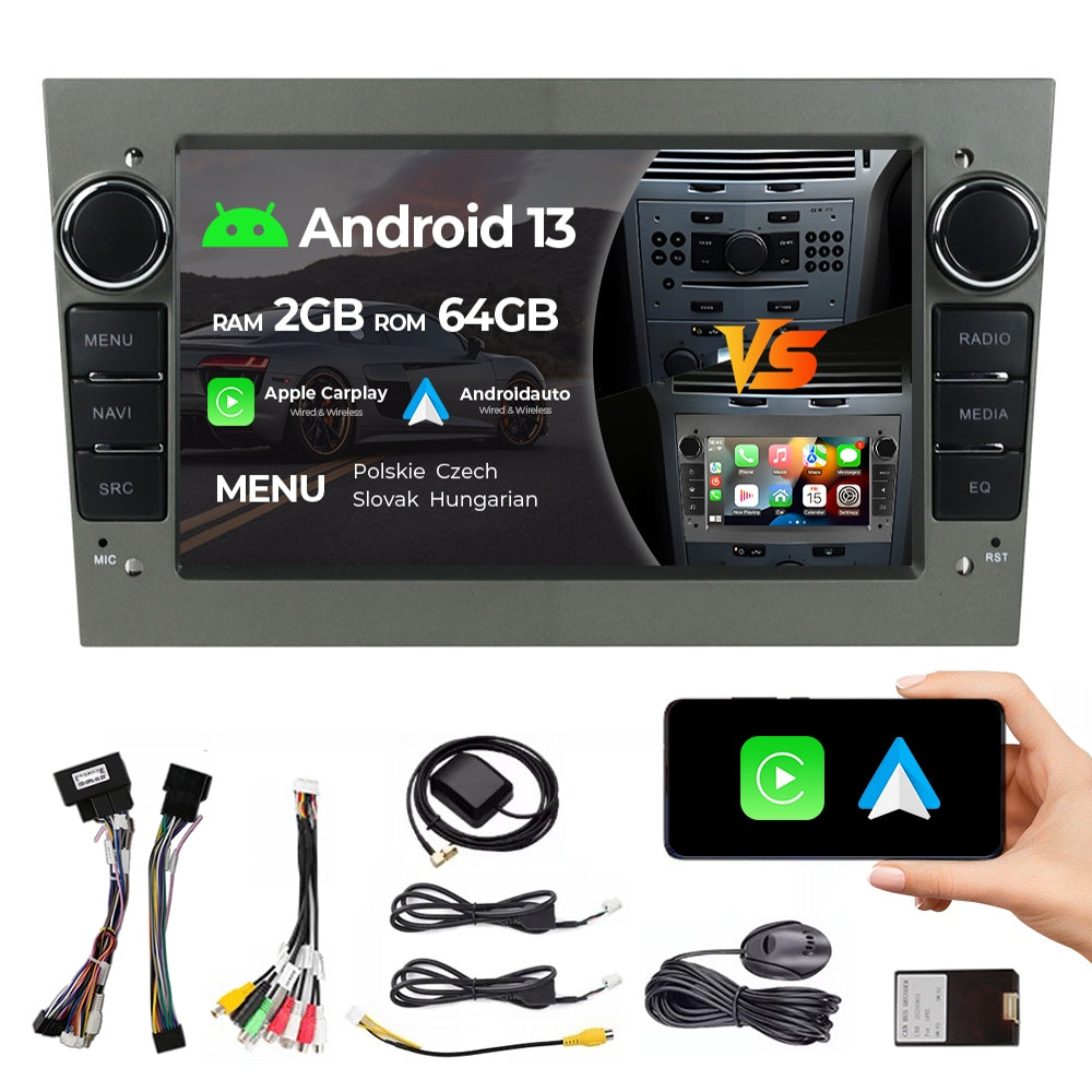 Android 13 Car Radio For Opel Astra H G J Zafira B Corsa C D Antara Vectra