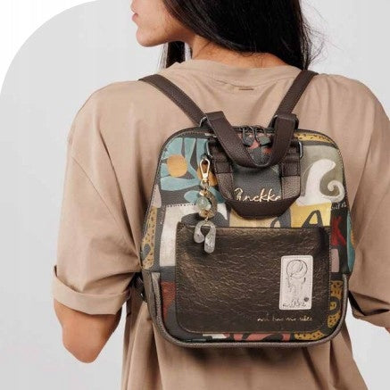 Anekke women's city backpack Keychain Stones backpack Muse Amphora Brand Anekke
