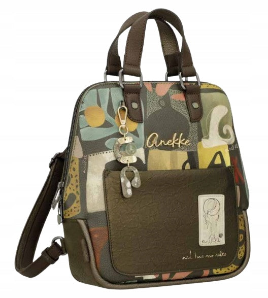 Anekke women's city backpack Keychain Stones backpack Muse Amphora