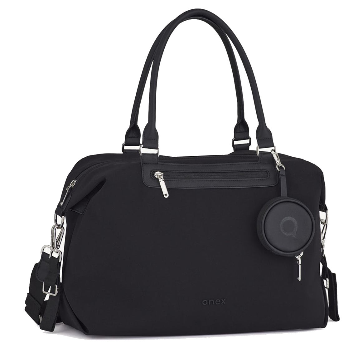 Anex Changing Bag - Stylish Scrolling Cart Organizer Bag | Black Packaging status original