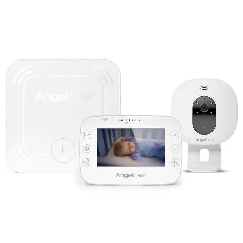 Angelcare AC327 breathing motion monitor and baby monitor video