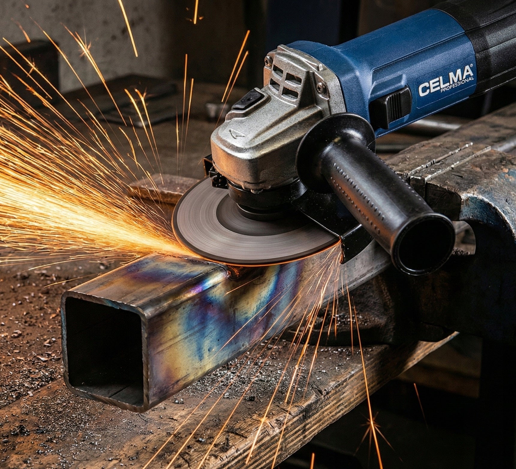 Angle Grinder CELMA Professional PRAg 125GEO Packaging status original