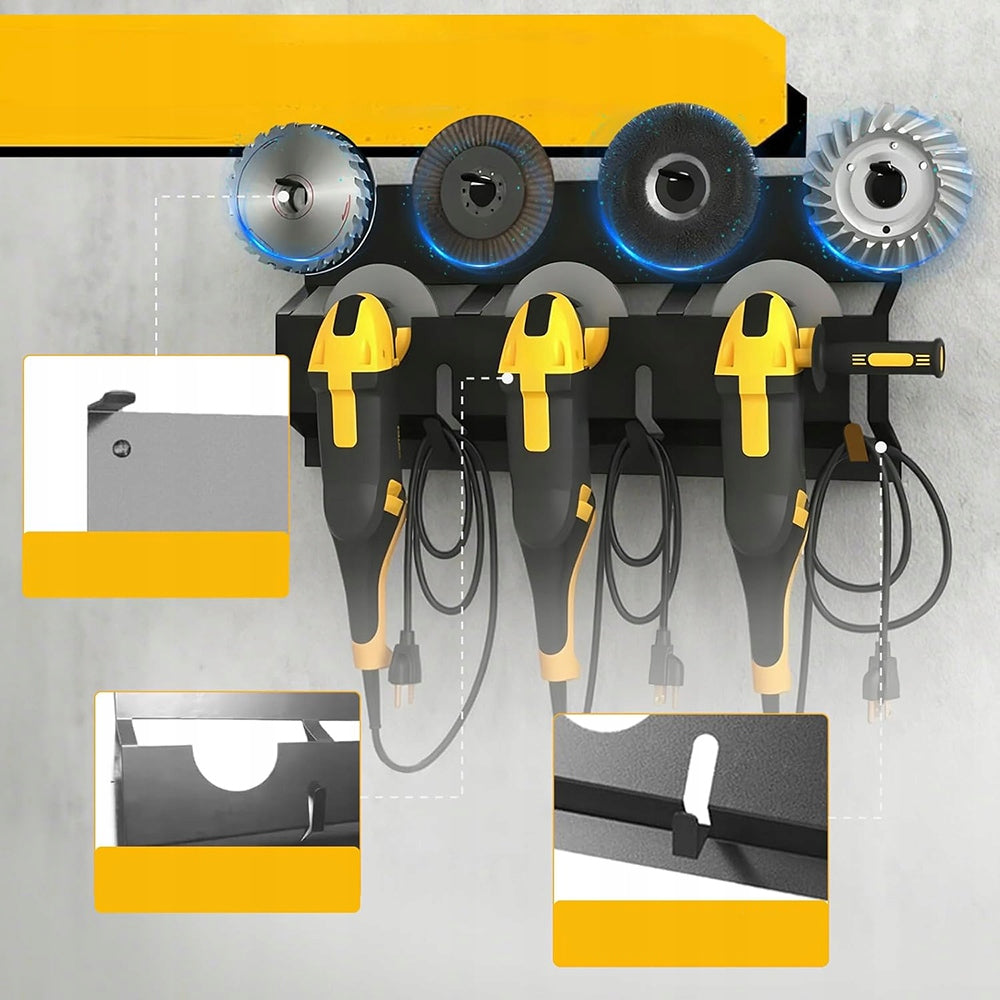 Angle Grinder Holder, Wall Mount, Steel, Grinder Stand Manufacturer code GT64432