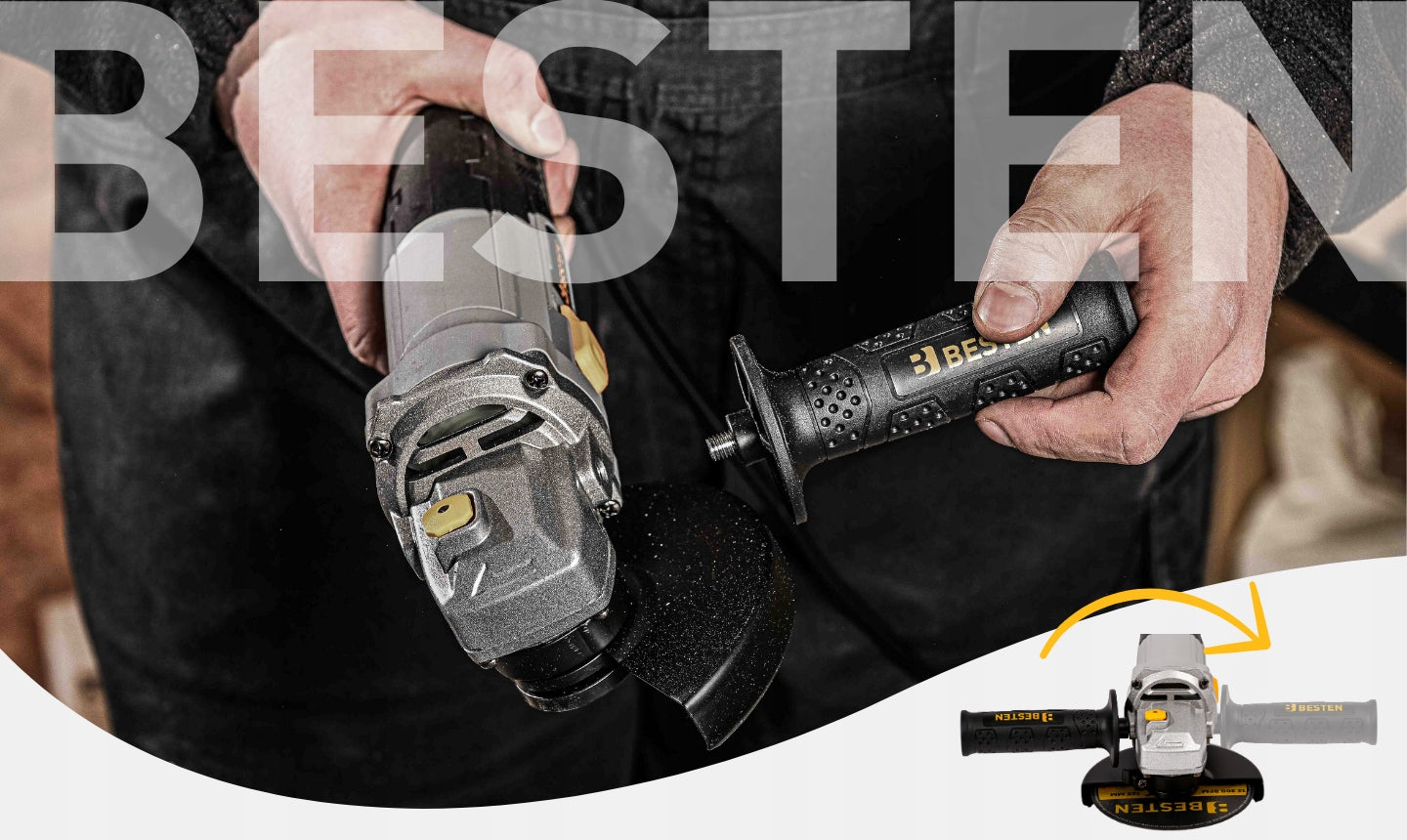 Angle grinder angle Diax 850W 125mm 10x Shield BESTEN strong Manufacturer code BE0002903