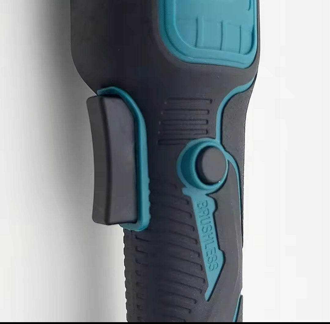 Angle grinder compatible with Makita 18V batteries Manufacturer code D-MDGA504Z