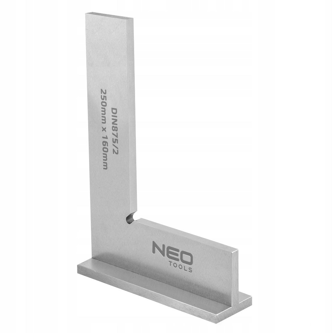 Angle with base, DIN875/2, 250 x 160 mm