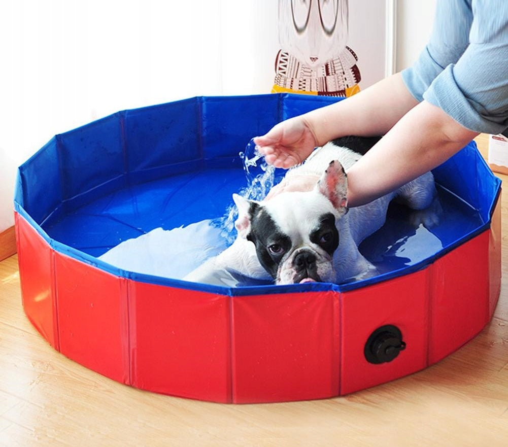 Animal Cat Dog Pool Expansion Folding Playpen 80 x 30 BLUE Kind playpen