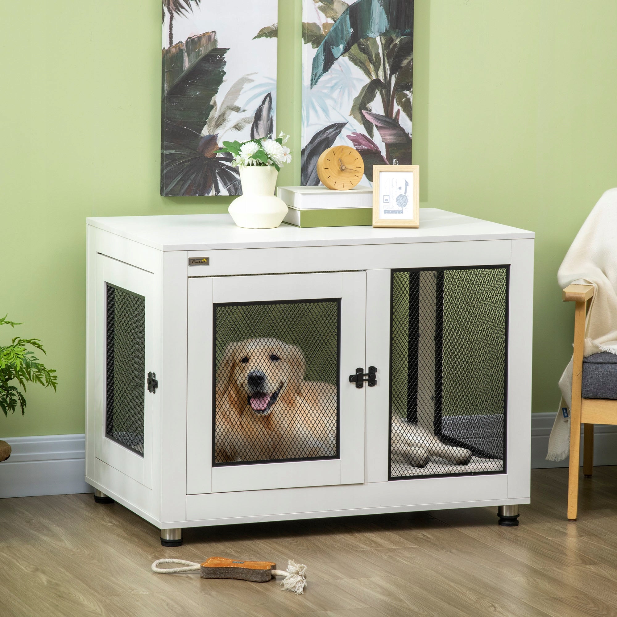 Animal Dog Cage with Tabletop House Buda Playpen 94 x 60 x 71,5 cm Manufacturer code D02-132V00WT