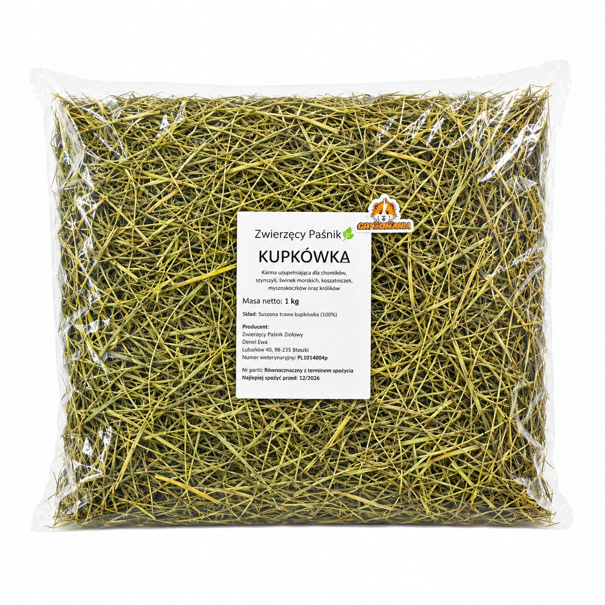 Animal Herbal Feed Hay Poop 1kg Hay Thick for Rabbit 1000g