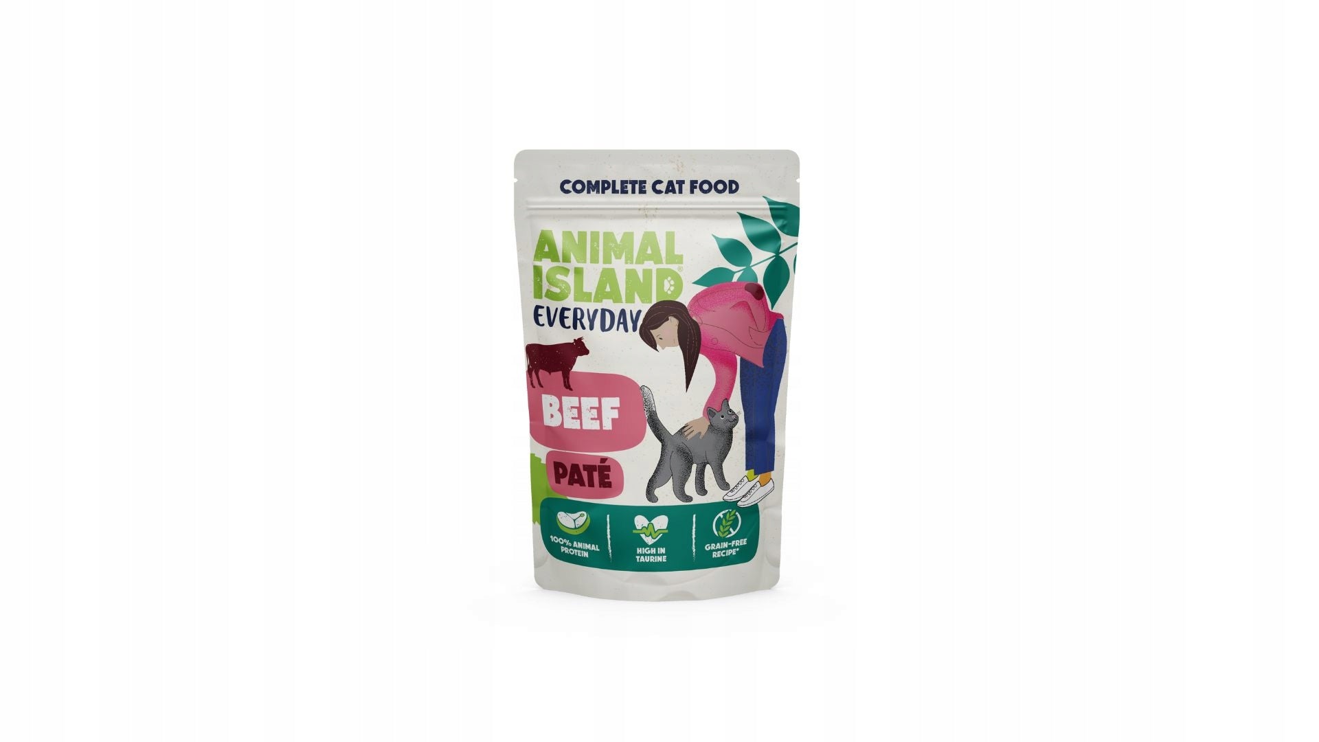 Animal Island for Cat Sachets 12x100g – Beef + Turkey Pate Manufacturer code ZESTAW_3x4PAKWISASZ