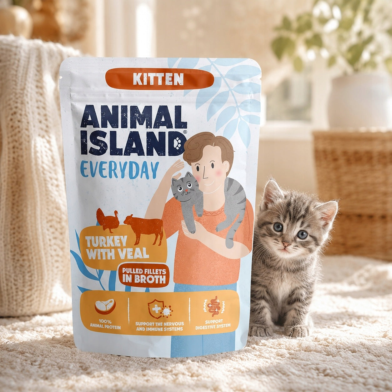 Animal Island wet food mix of flavours 0,085 kg Number of pieces in the package 1 pcs