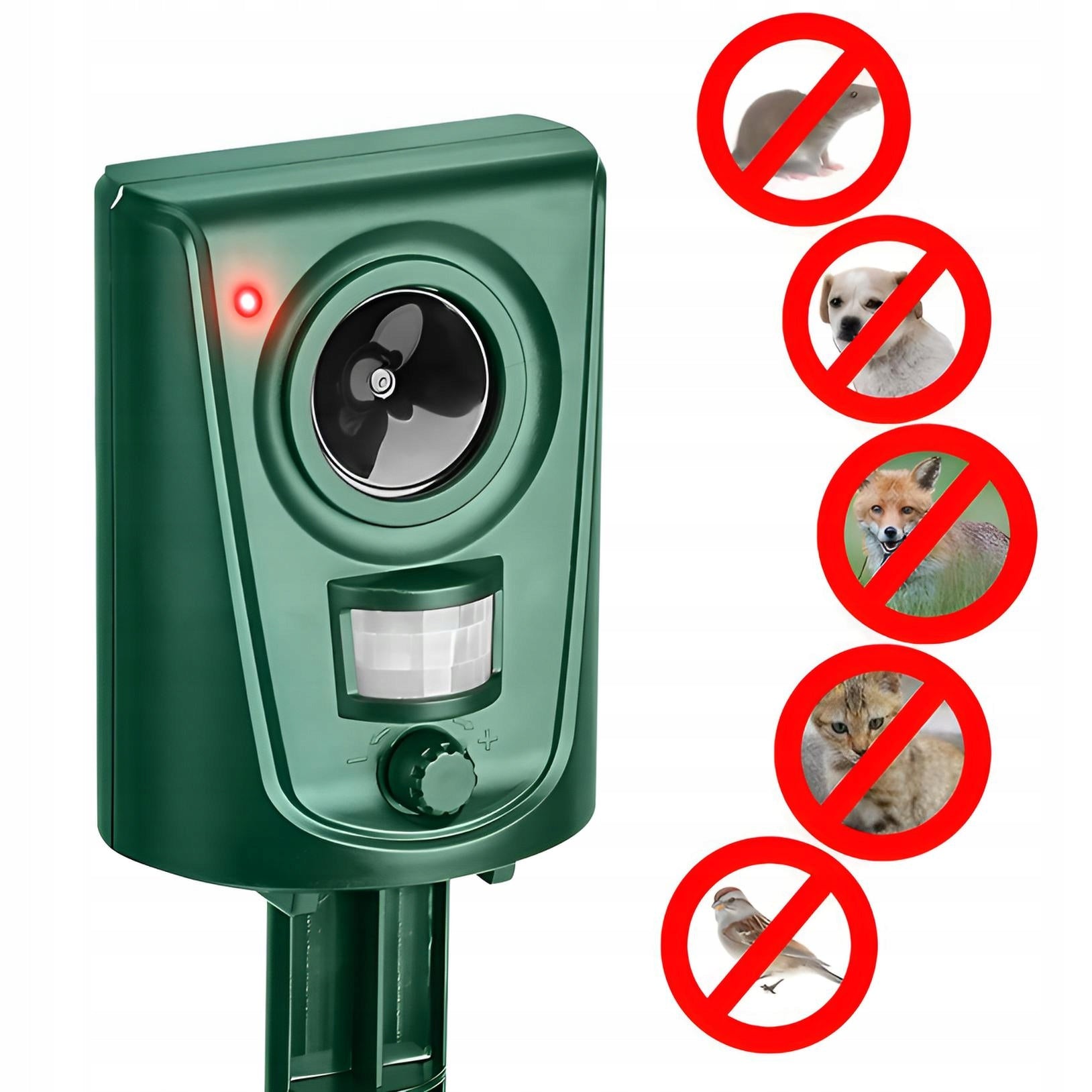 Animal Repellent CATS DOGS BIRDS WILD MICE DOGS Battery Operated POWERFUL Packaging status original