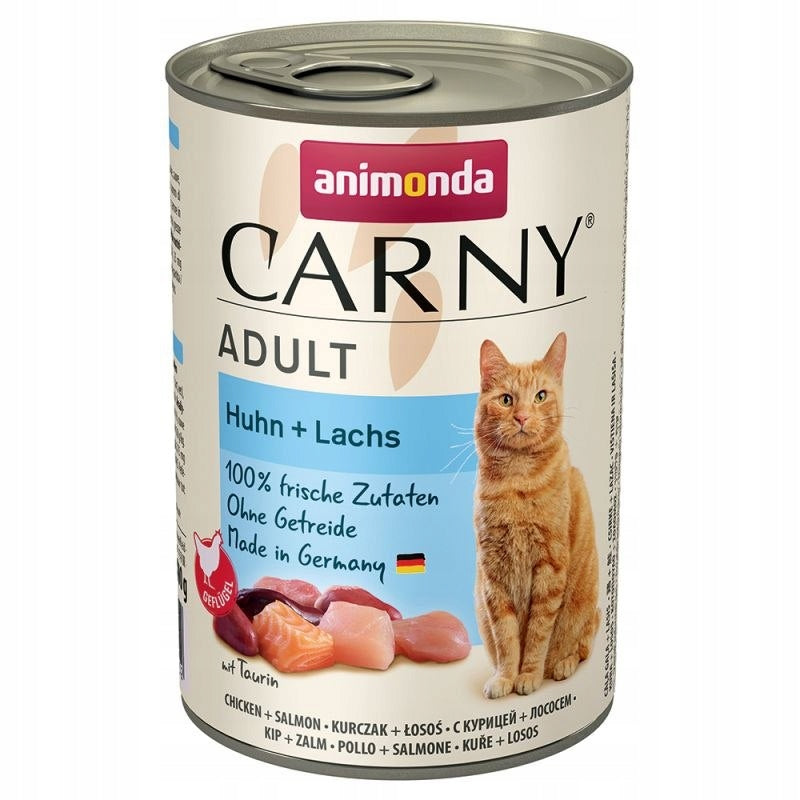 Animonda Carny Adult Wet Cat Food Chicken Salmon 400g