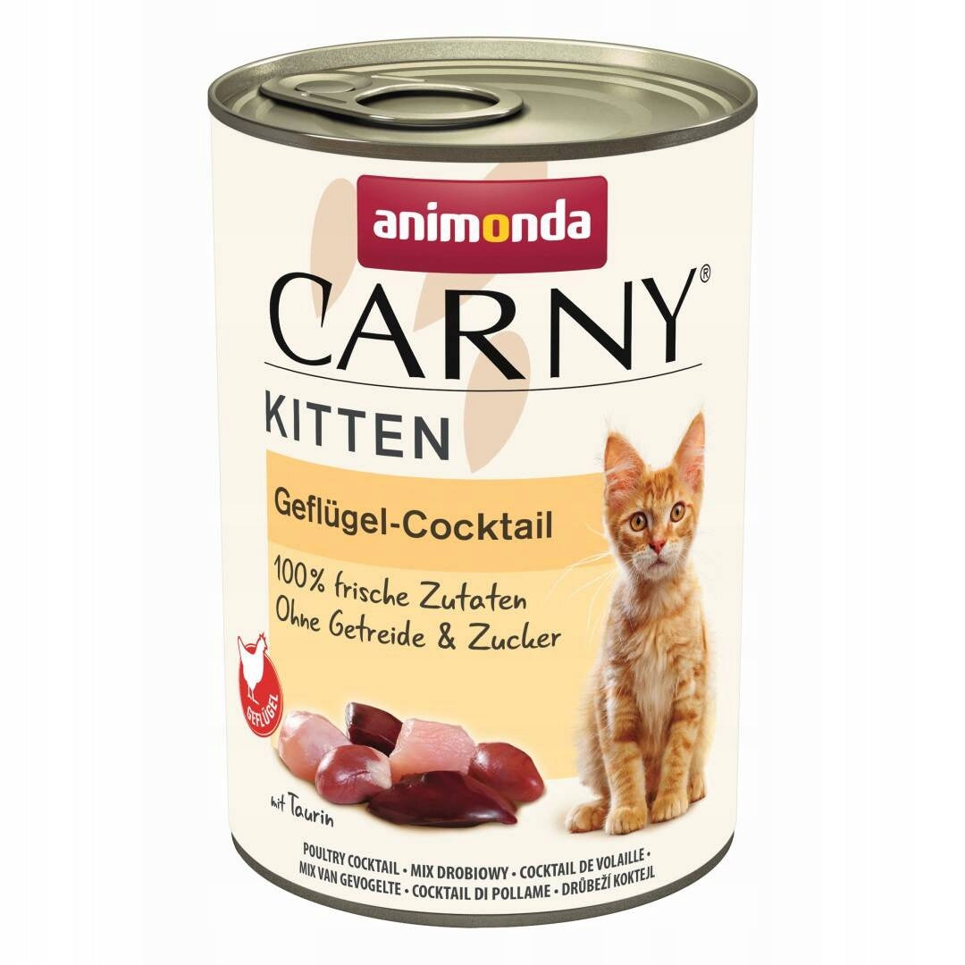 Animonda Carny Kitten 400g Wet Cat Food Poultry Cocktail