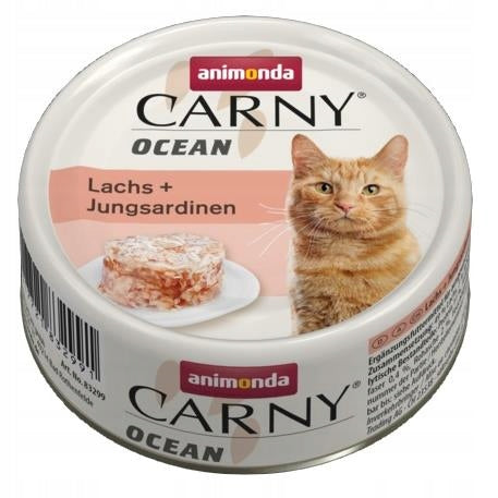 Animonda Carny Ocean 80g - Salmon and Young Sardines - WET CAT FOOD