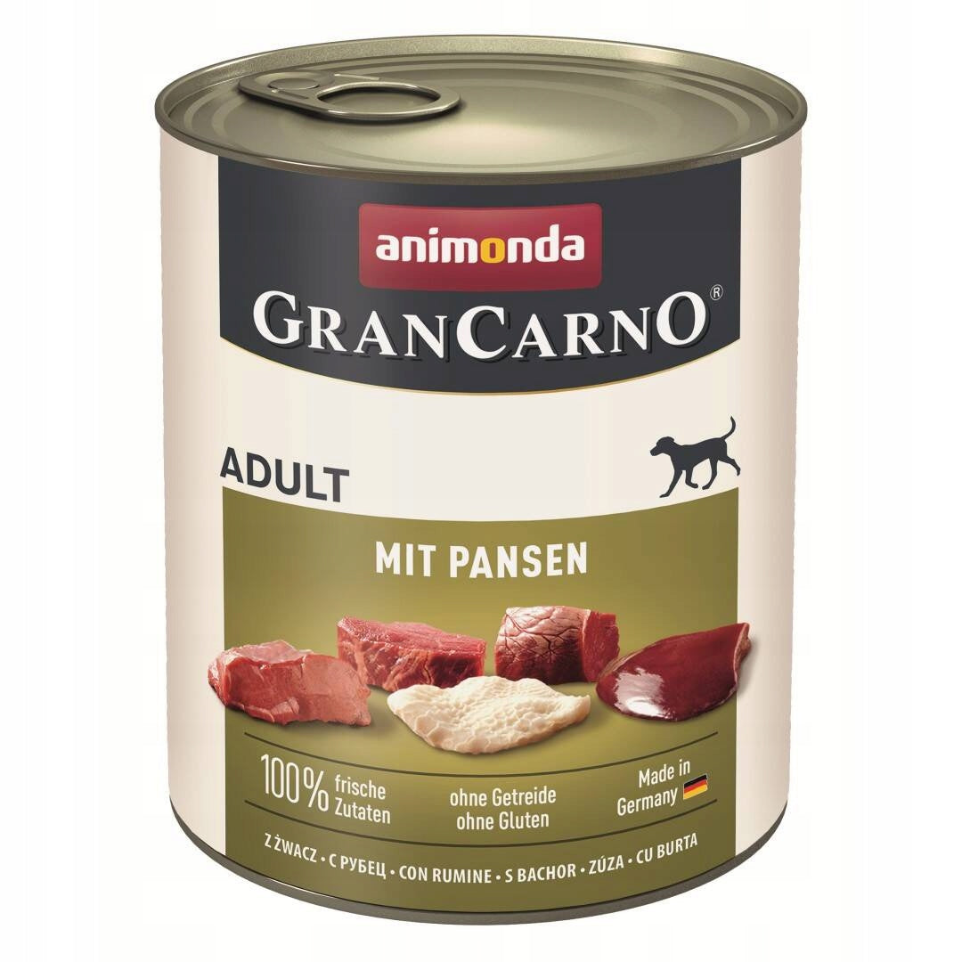 Animonda GranCarno Adult 800g Wet Dog Food with Flakes