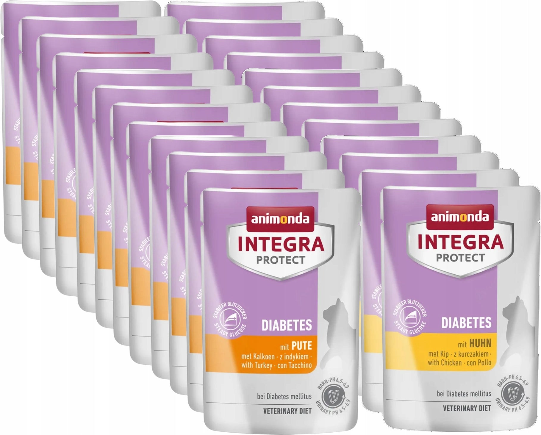 Animonda Integra Diabetes 24x85g - MIX of all flavors (diabetes)