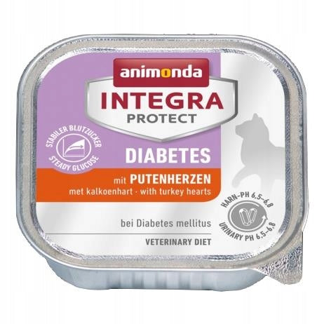 Animonda Integra Diabetes with turkey hearts 100g